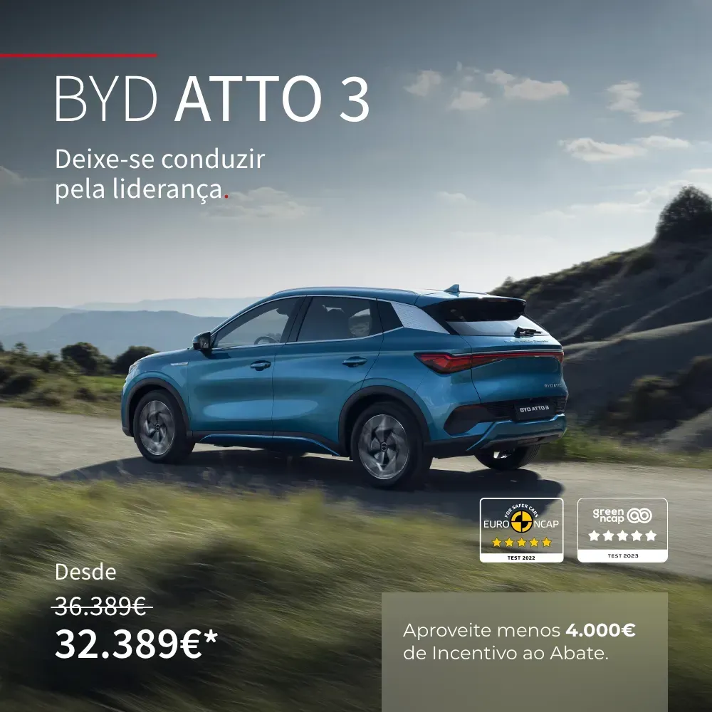 BYD ATTO 3 Azul Incentivo ao abate