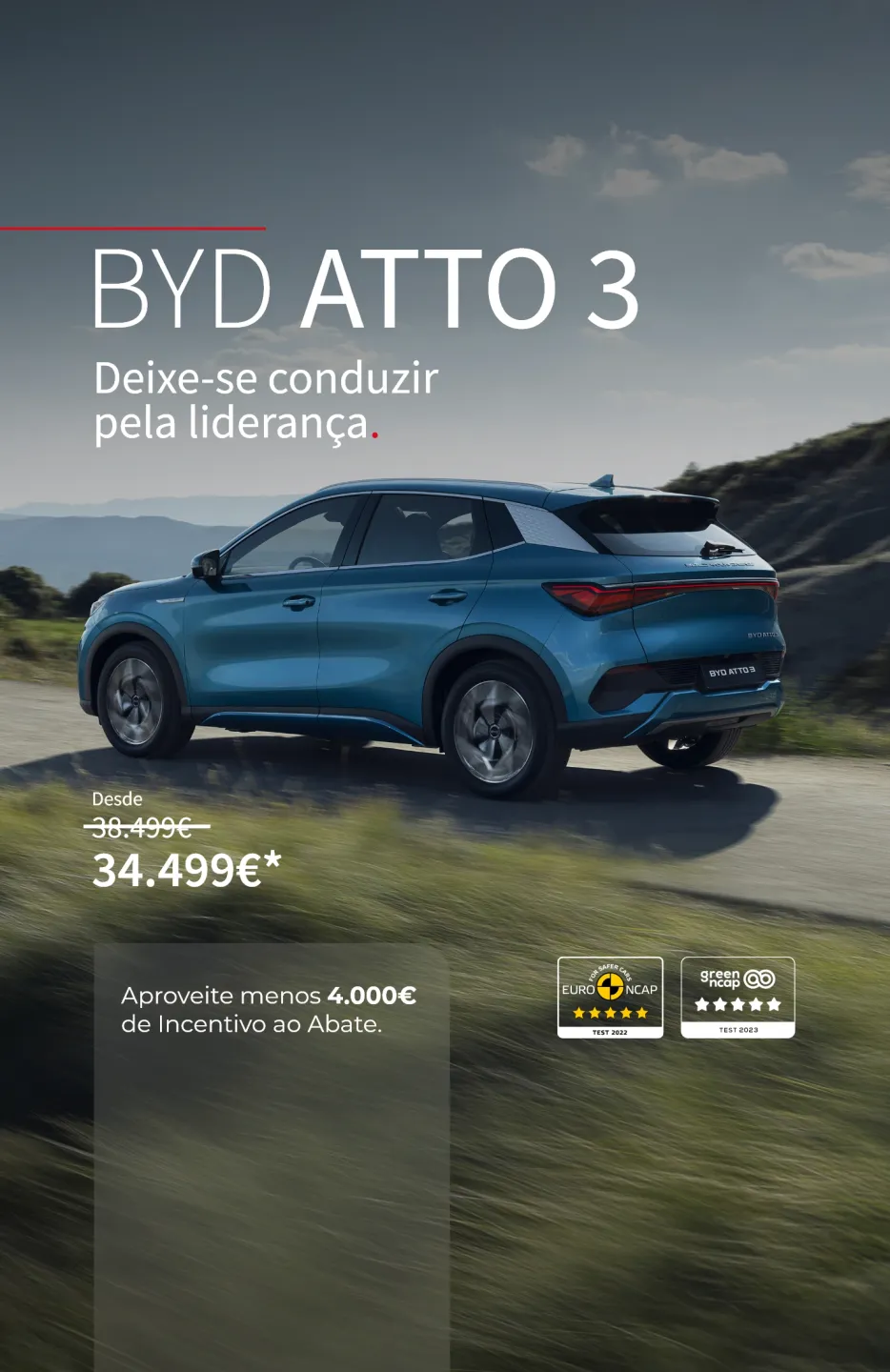 BYD ATTO 3 Azul Incentivo ao abate