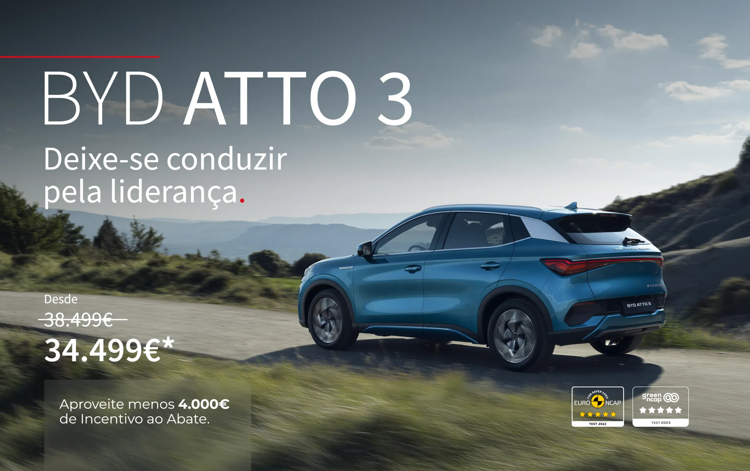 BYD ATTO 3 Azul Incentivo ao abate