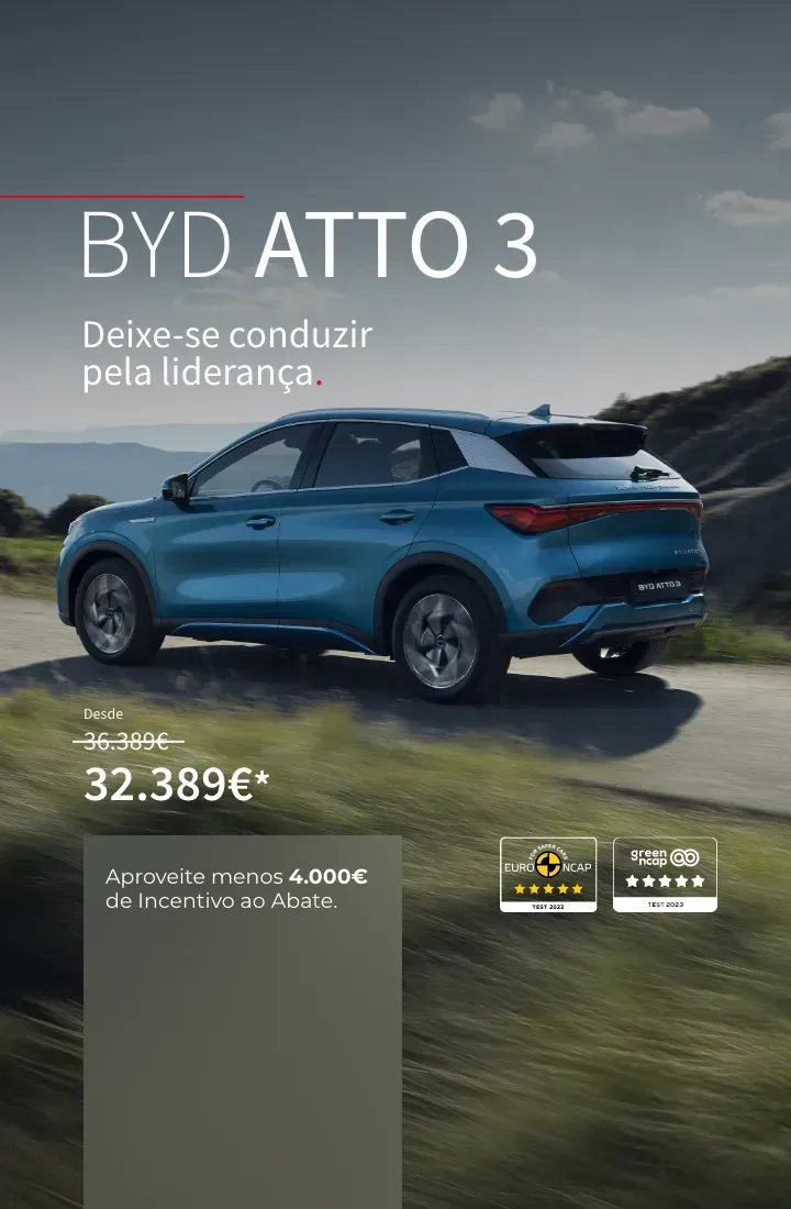 BYD ATTO 3 Azul Incentivo ao abate