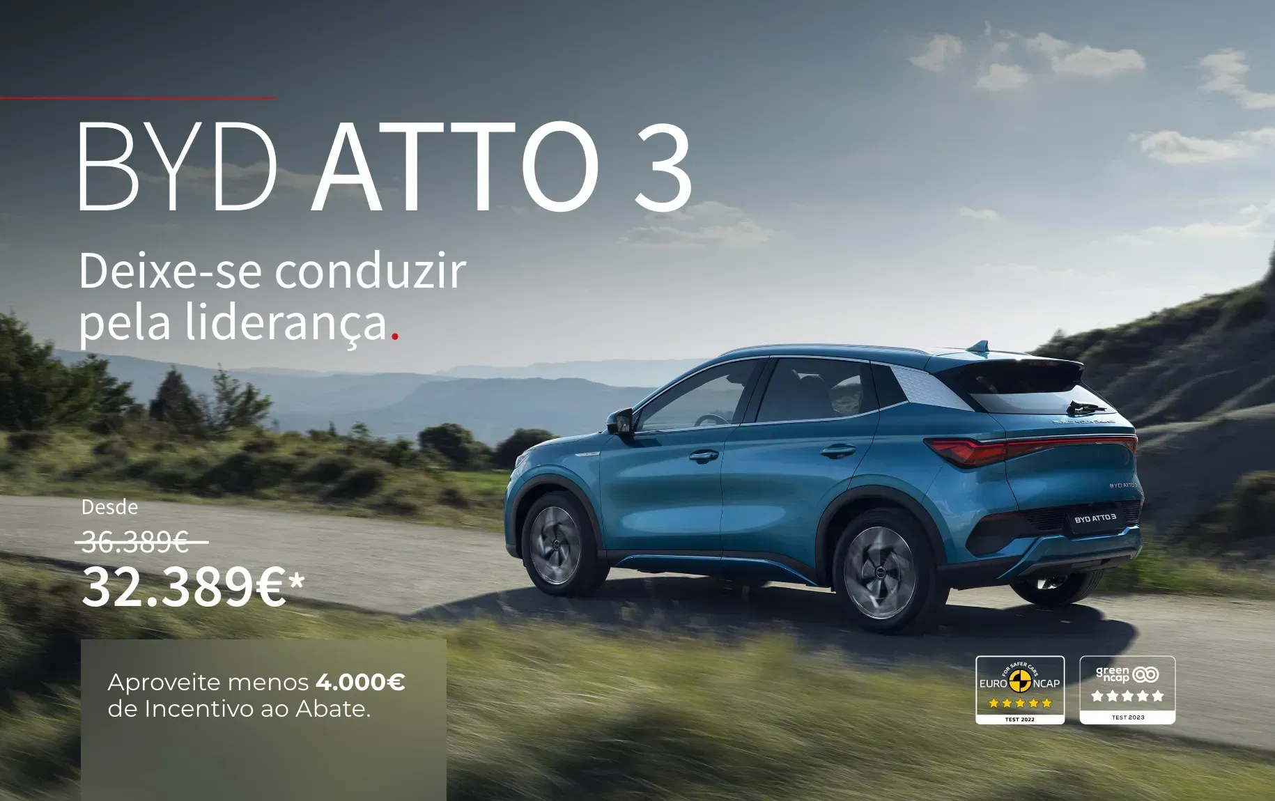 BYD ATTO 3 Azul Incentivo ao abate