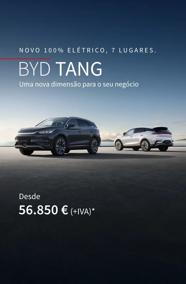 Dois BYD´s Tang parados 