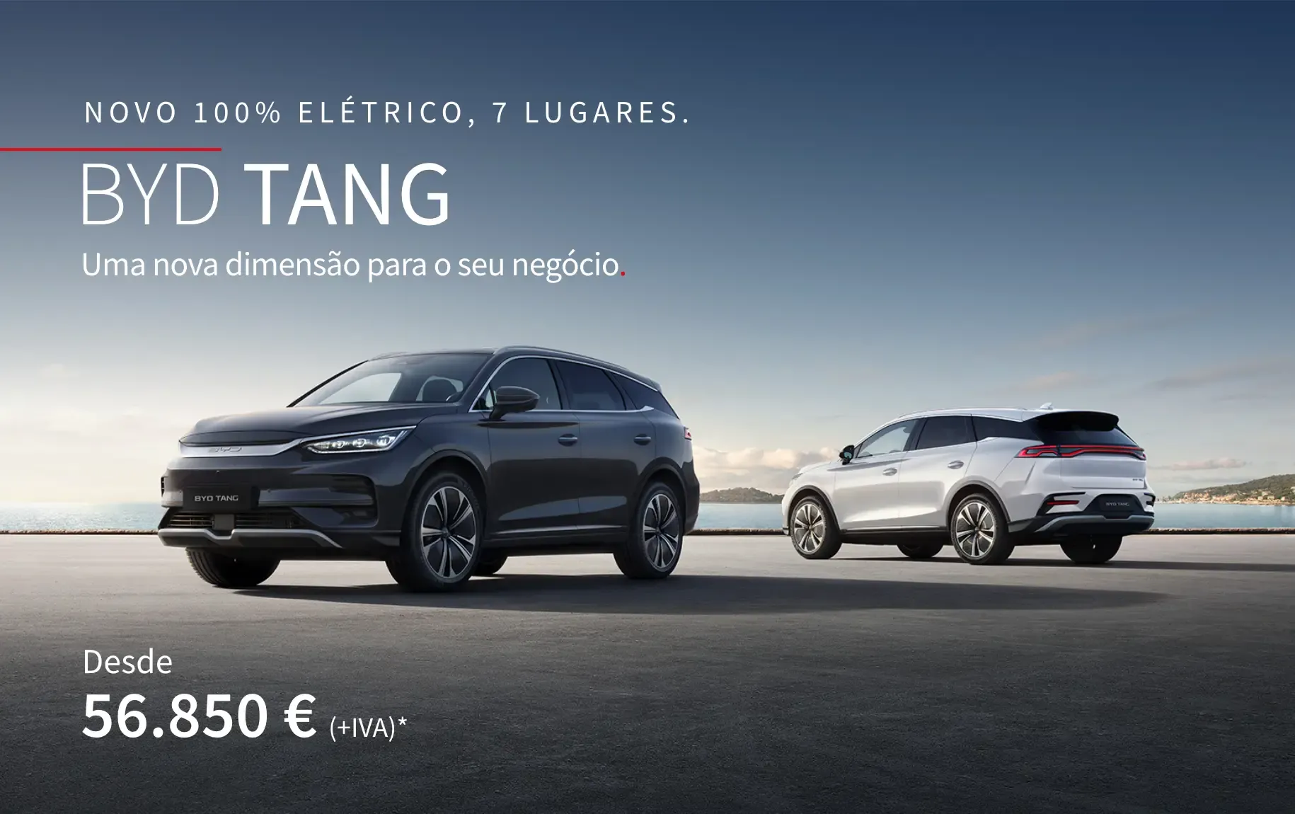 Dois BYD´s Tang parados 